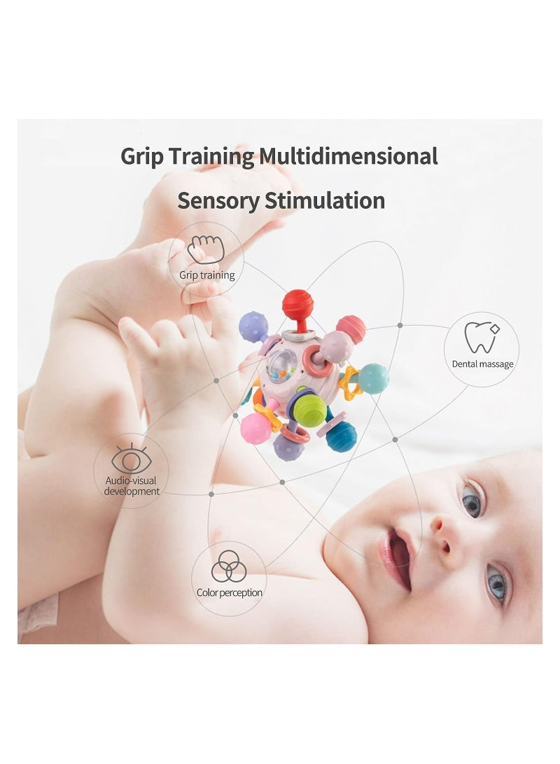 Baby Teething Toys, Silicon Ball Shape Children's Tooth Toys for Children - Image 2