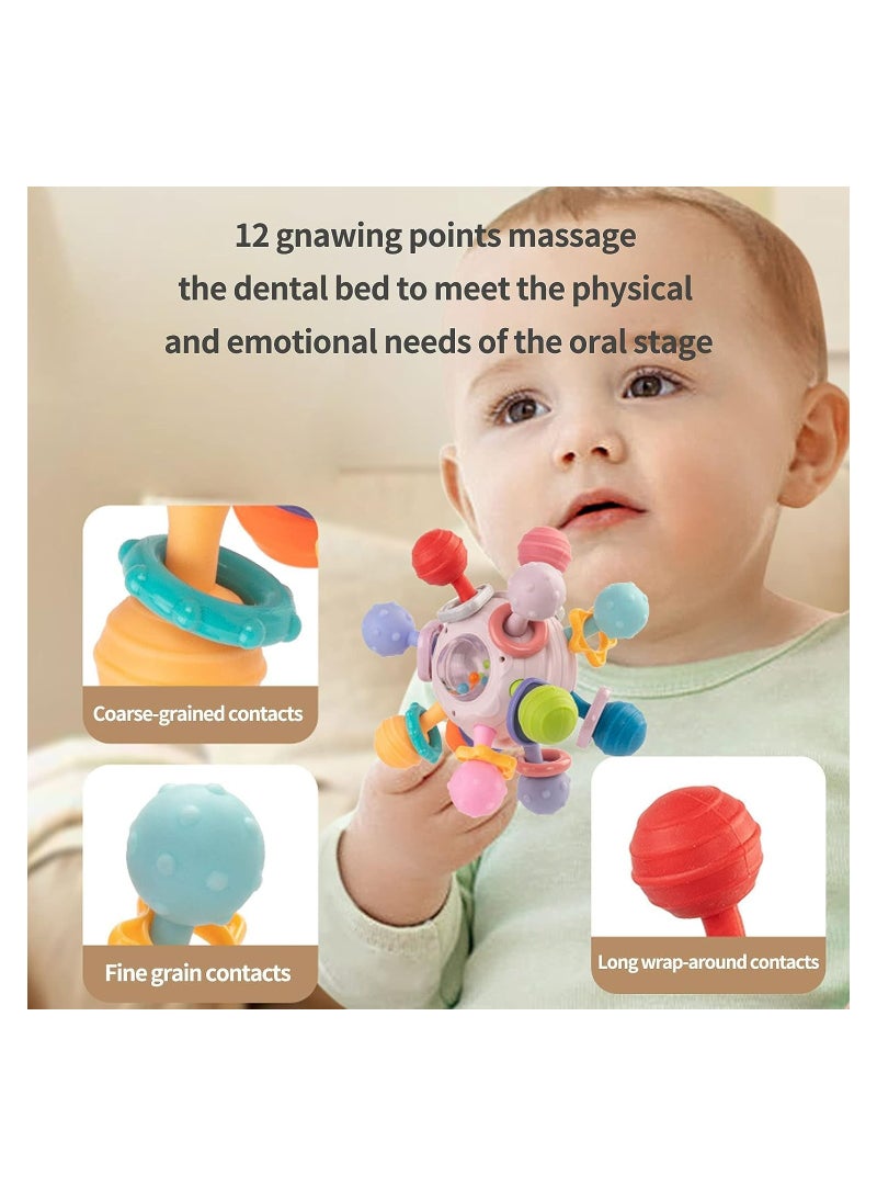 Baby Teething Toys, Silicon Ball Shape Children's Tooth Toys for Children - Image 3