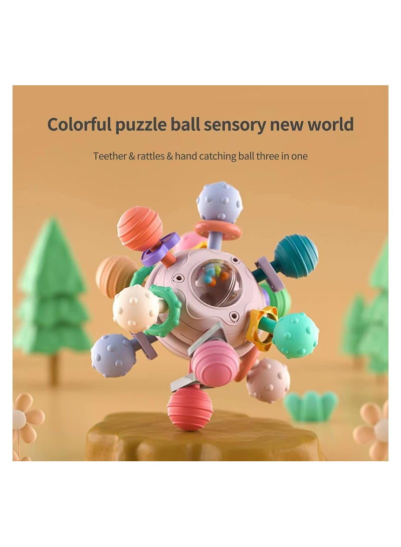 Baby Teething Toys, Silicon Ball Shape Children's Tooth Toys for Children - Image 5