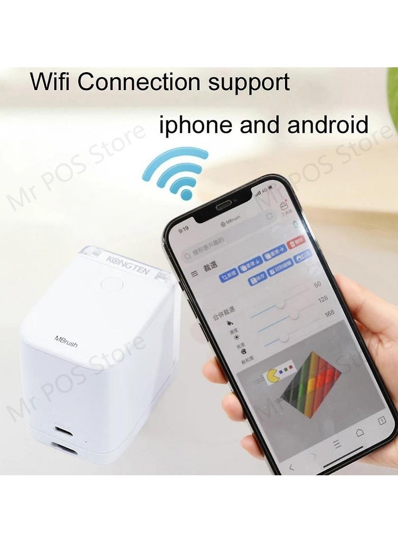 ارواق طابعة محمولة باليد باللون الأبيض - Image 5