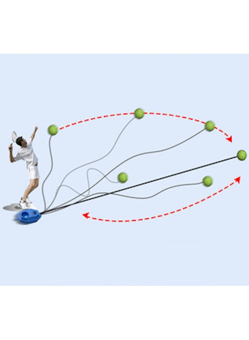 GNAFOTU Tennis Training Ball with String, Tennis Balls with String Trainer, Rebound Set, Tennis Trainer Balls, Solo Training, Portable Tennis Practice Equipment, for Spin, Swing and Shot, Great Gift  - Image 2