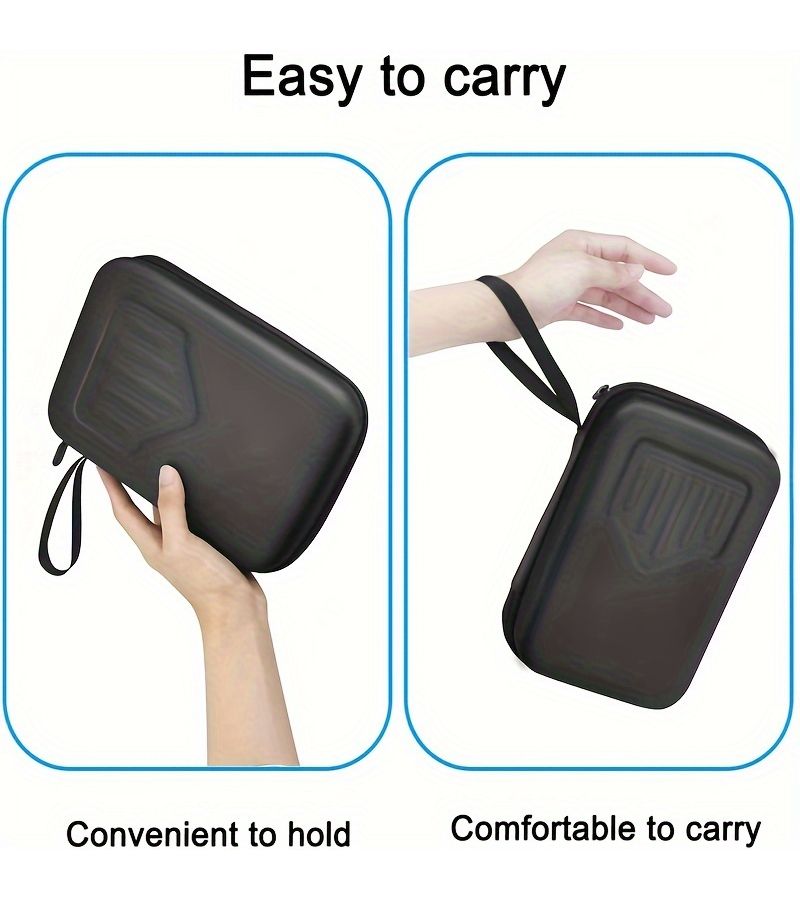 Square Thumb Piano Storage Bag 17 21 Keys Kalimba EVA Portable Strong Protective - Image 4