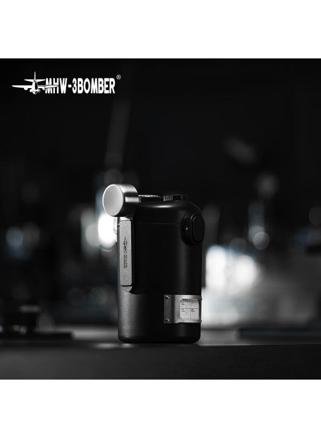 Mhw-3bomber Coffee Bean Storage Canister, Moisture Monitoring Double-layer Storage Container, With Stainless Steel Measuring Spoon - Image 3