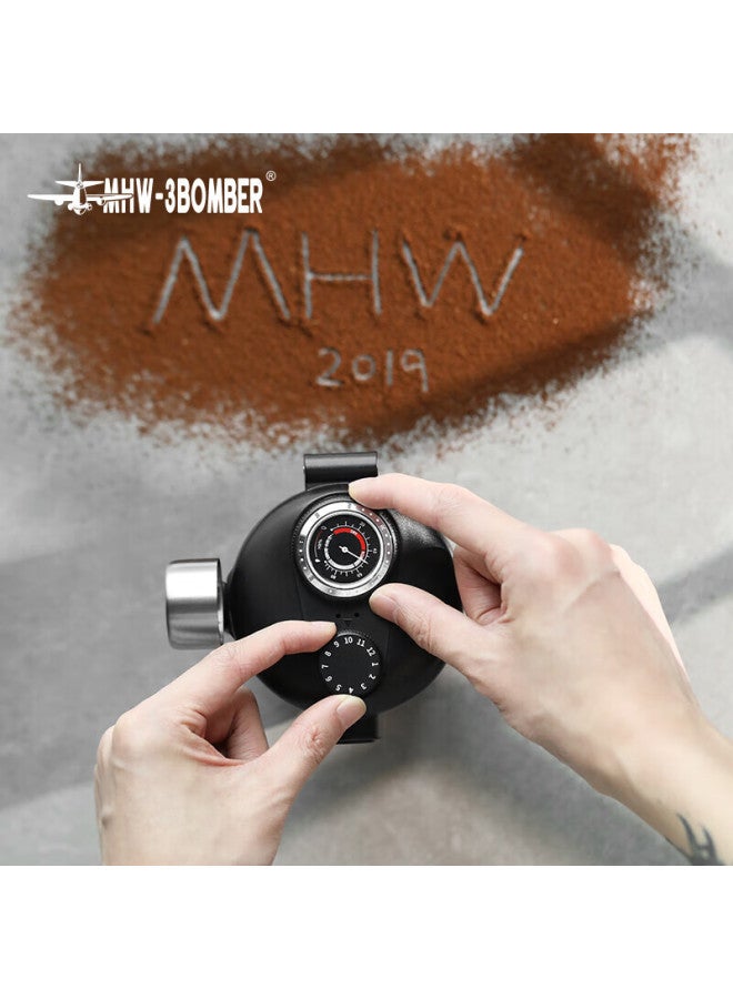 Mhw-3bomber Coffee Bean Storage Canister, Moisture Monitoring Double-layer Storage Container, With Stainless Steel Measuring Spoon - Image 1