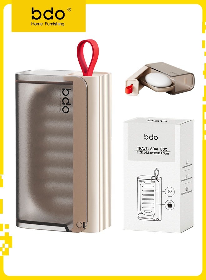 bdo Travel Soap Case, 100% Leakproof Soap Box with Lid, Bar Soap Holder for Traveling, Portable Soap Container for Gym, School, Camping - Image 1