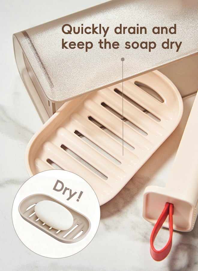 bdo Travel Soap Case, 100% Leakproof Soap Box with Lid, Bar Soap Holder for Traveling, Portable Soap Container for Gym, School, Camping - Image 5