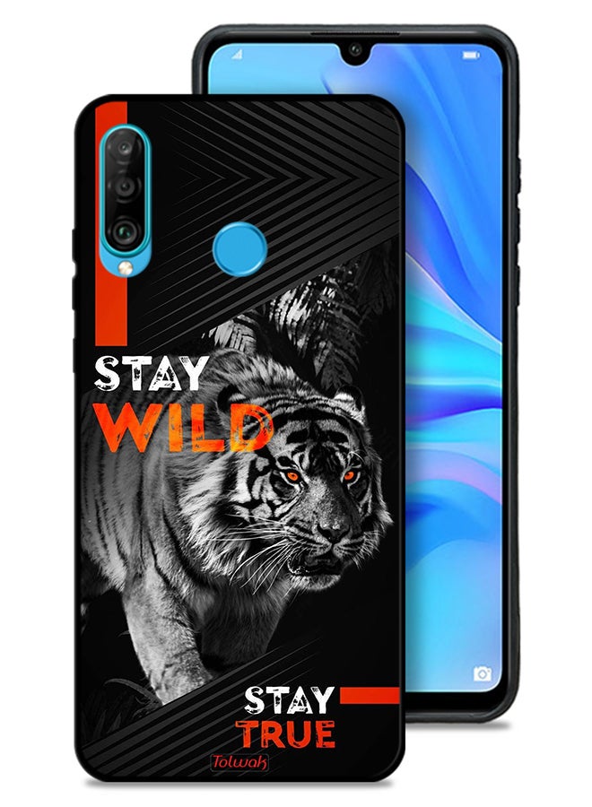 Tolwak Huawei P30 lite Protective Case Cover Stay Wild Stay True  - Image 1