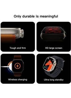 Generic Smart Watch T8000 Ultra 3 – Black | Advanced Features & Stylish Design  - Image 3