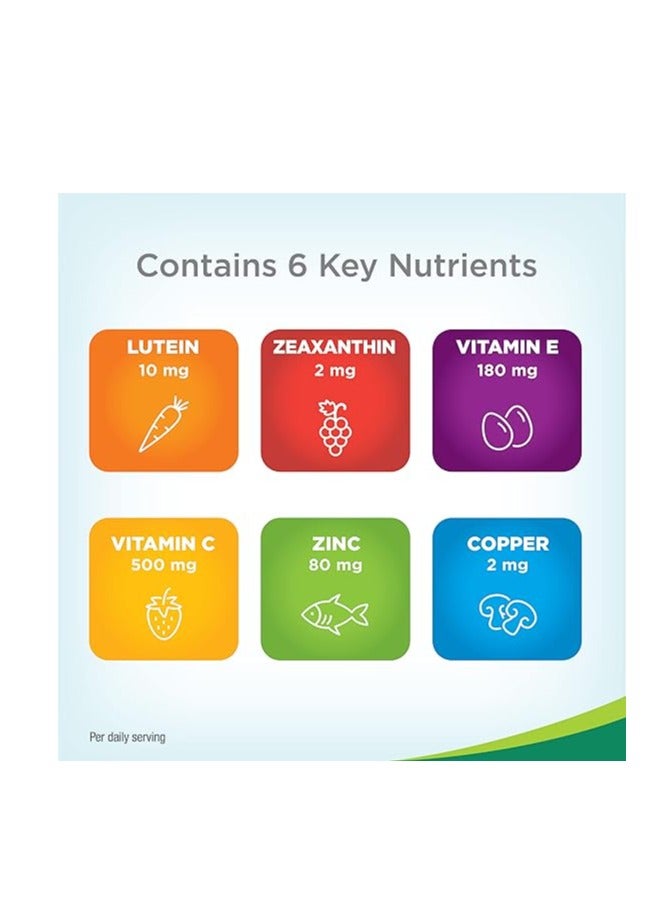 Bausch + Lomb PreserVision AREDS Eye Vitamin & Mineral Supplement, with Lutein, Vitamin C, Zeaxanthin, Zinc, and Vitamin E, 60 Softgel Capsules - Image 5