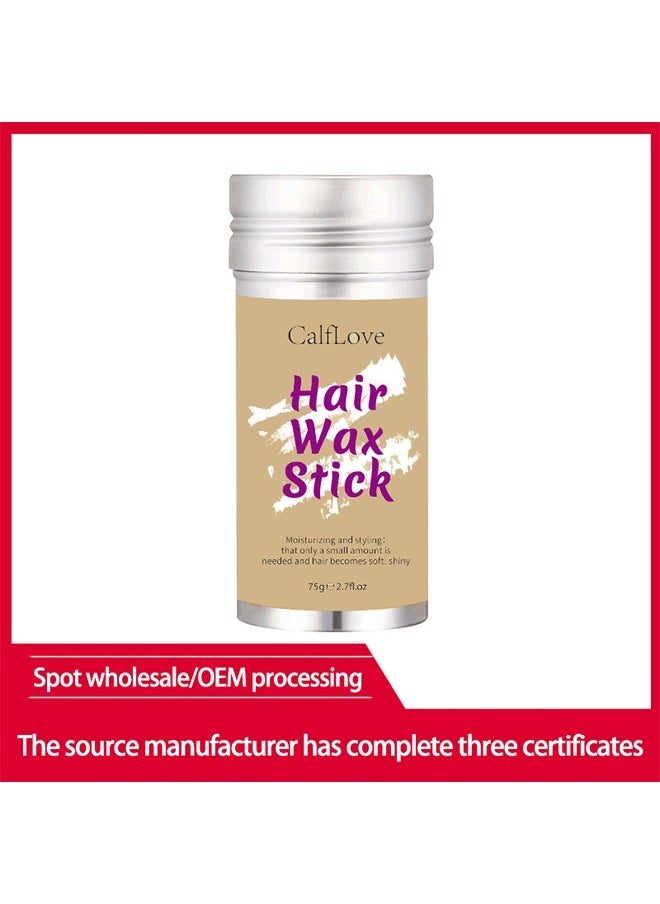 CalfLove Hair Wax Stick Strong and Long Lasting,Contains Avocado And Beeswax To nourish Your Hair,Hold Non Greasy Styling Wax for Flyaways Edge Frizz Hair Suitable for Unisex  - Image 4
