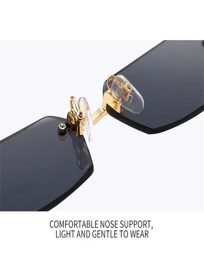 Men's and women's retro sports fashion anti-ultraviolet sunglasses goggles sunglasses - Image 3