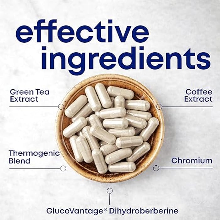 her own Boost, Helps Boost Energy, Supports Metabolism, Proprietary Thermogenic Blend, Green Tea Leaf Extract, Gluten and Soy Free, Vegan, 60 Capsules, 30 Servings, Small, Multi - Image 4