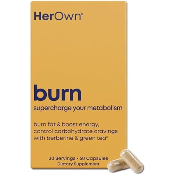 her own Boost, Helps Boost Energy, Supports Metabolism, Proprietary Thermogenic Blend, Green Tea Leaf Extract, Gluten and Soy Free, Vegan, 60 Capsules, 30 Servings, Small, Multi - Image 1