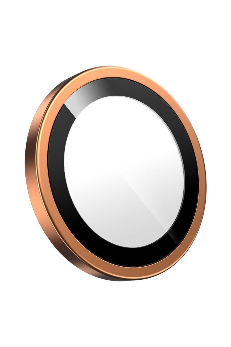 GREEN LION iPhone 17 Pro / Pro max Classic Camera Lens / Shockproof lens / Clear & Shining view / Better Photoshoot Quality/ Anti Fingerprint/ Easy installation lens - Orange Titanium - Image 1