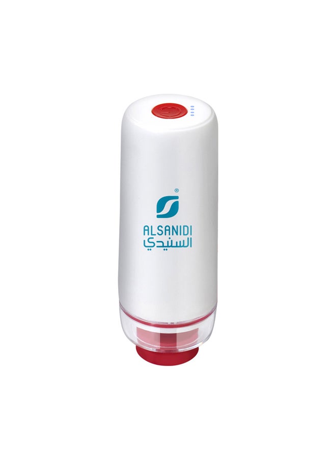 AL SANIDI Vacuum food storage containers, White, D:4.8x 13 Cm  - Image 1