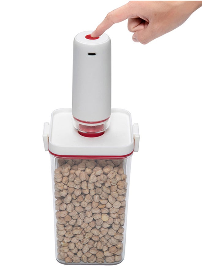 AL SANIDI Vacuum food storage containers, White, D:4.8x 13 Cm  - Image 5