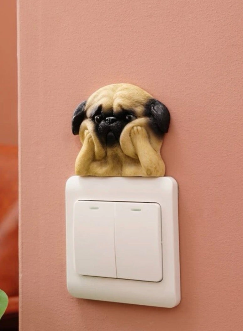 Just For You 3D Cartoon Switch Wall Sticker For Home Decoration - Image 1