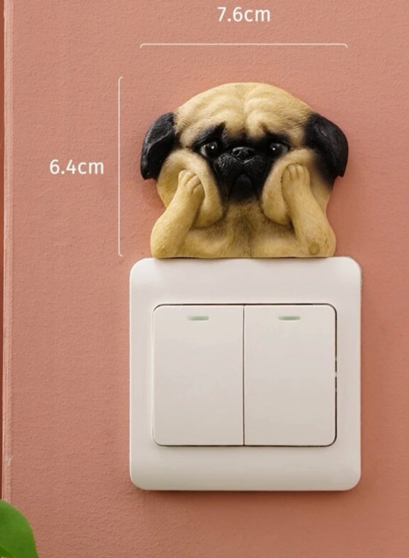 Just For You 3D Cartoon Switch Wall Sticker For Home Decoration - Image 3