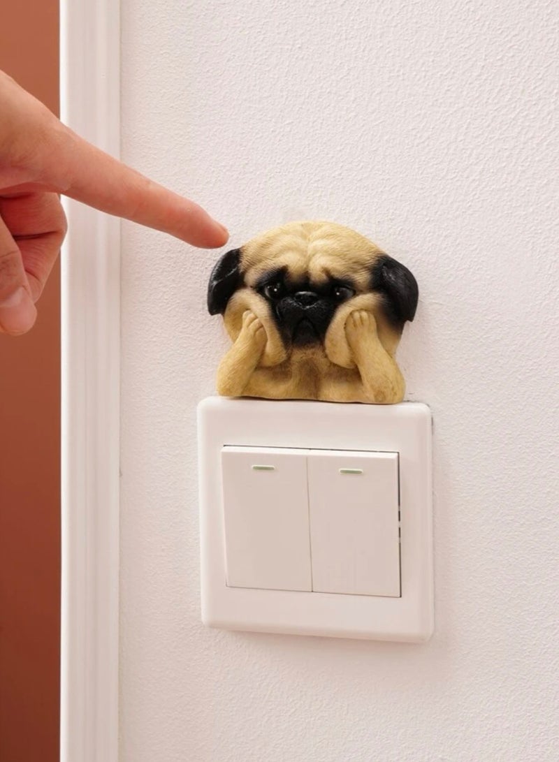 Just For You 3D Cartoon Switch Wall Sticker For Home Decoration - Image 2