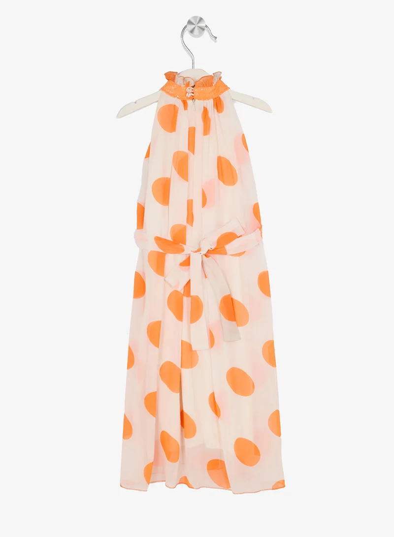 ليتل جولدن ابل فستان منقط صغير