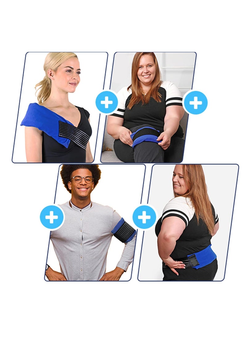 Hot and cold ice packs, gel wraps for injuries, joint pain, muscle soreness and body inflammation, two adjustable waist patches - pzsku/ZB538164112E89DE1964AZ/45/_/1718699242/bba0ff2b-865a-43d7-9071-af3e321a2ce8