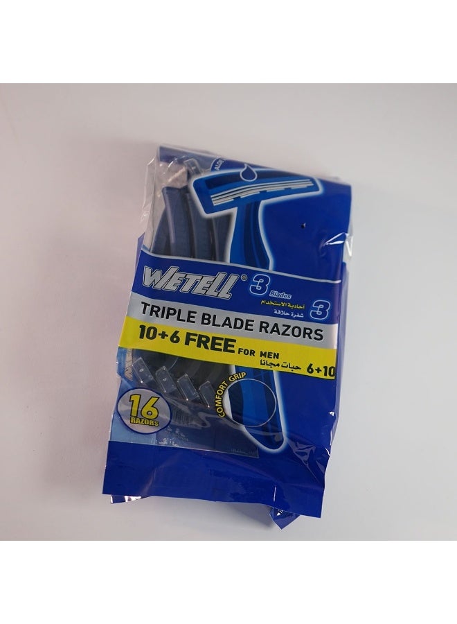 WETELL Blades TWIN BLADE RAZORS 10+6 FREE FOR MEN - Image 5