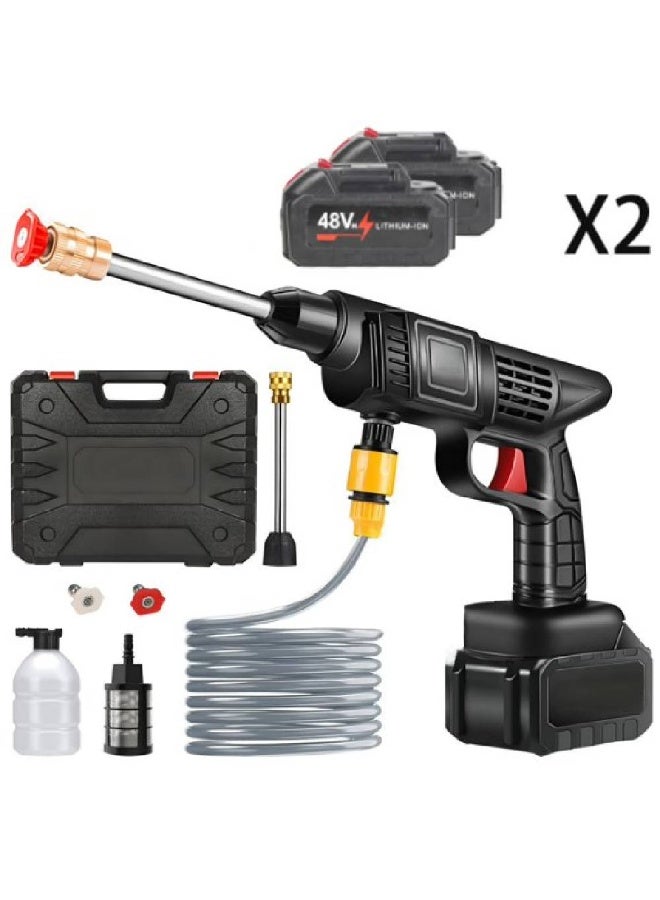 HYX Cordless High - Pressure Washer - Portable Electric Car Washer with Foam Cannon, Ideal for Car Cleaning and Floor Washing - Image 1