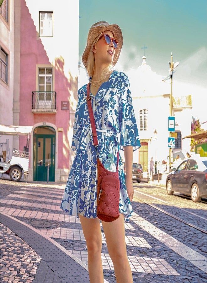 Travelon Anti-Theft Boho Insulated Water Bottle Tote - Image 2