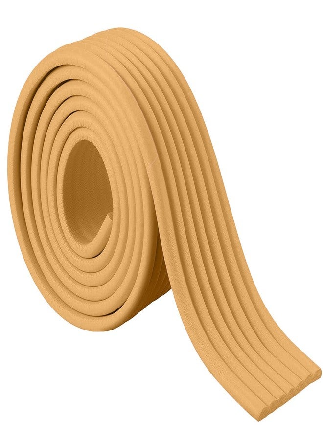 Oicia Baby Safety Edge & Corner Guards 2 Meters Child Safety Bumper Strip Baby Proofing Edge Protector Sharp Furniture Table Wall Protection Strip Corner Protectors for Child (Pack of 1 Golden) - Image 1