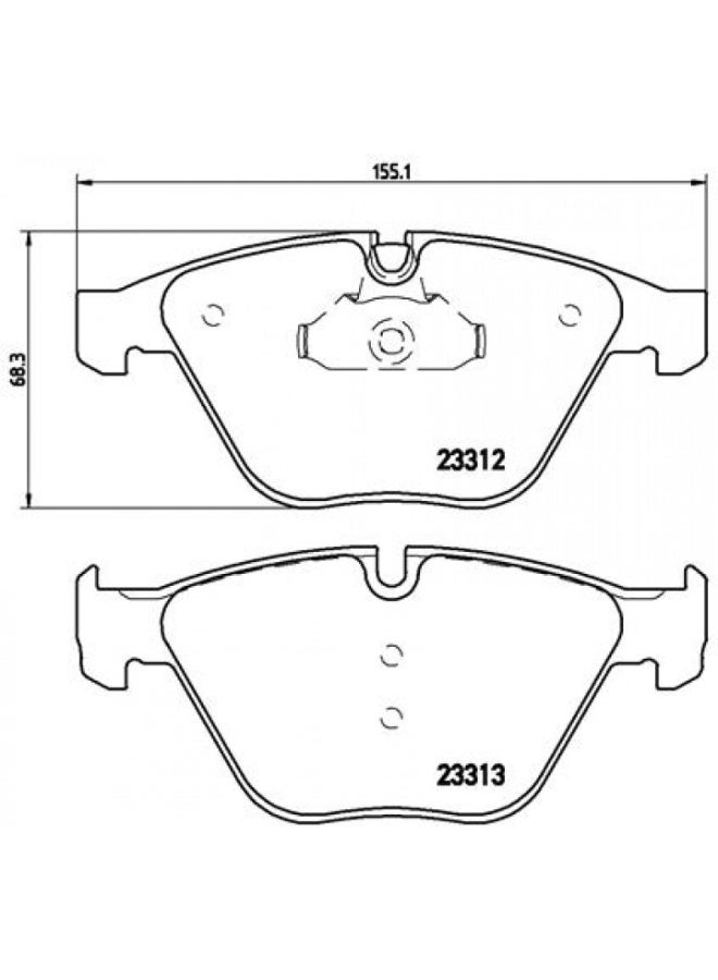 Brake Pad - BREMBO  -  P 06 054