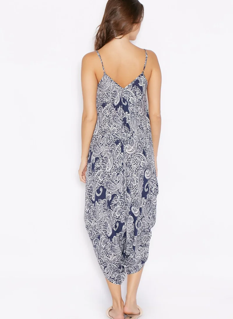 Ginger Printed Harem Jumpsuit