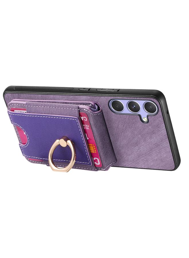 S-TOP Case For Samsung Galaxy A51 Retro Splitable Magnetic Stand Card Bag Leather Phone Case - Image 5