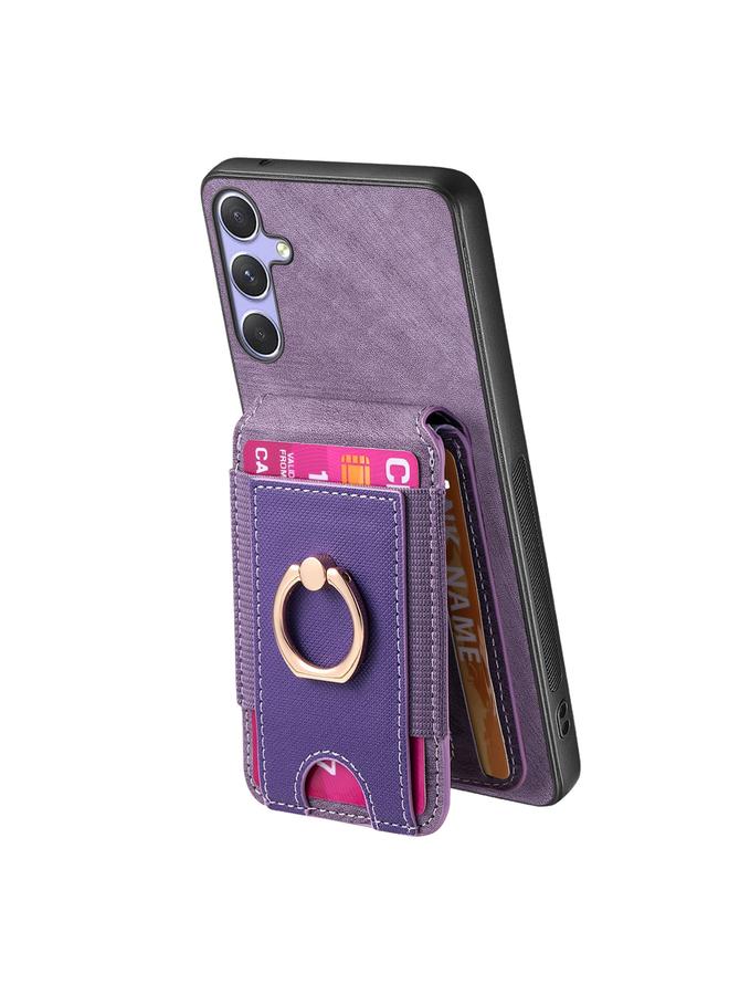S-TOP Case For Samsung Galaxy A51 Retro Splitable Magnetic Stand Card Bag Leather Phone Case - Image 4