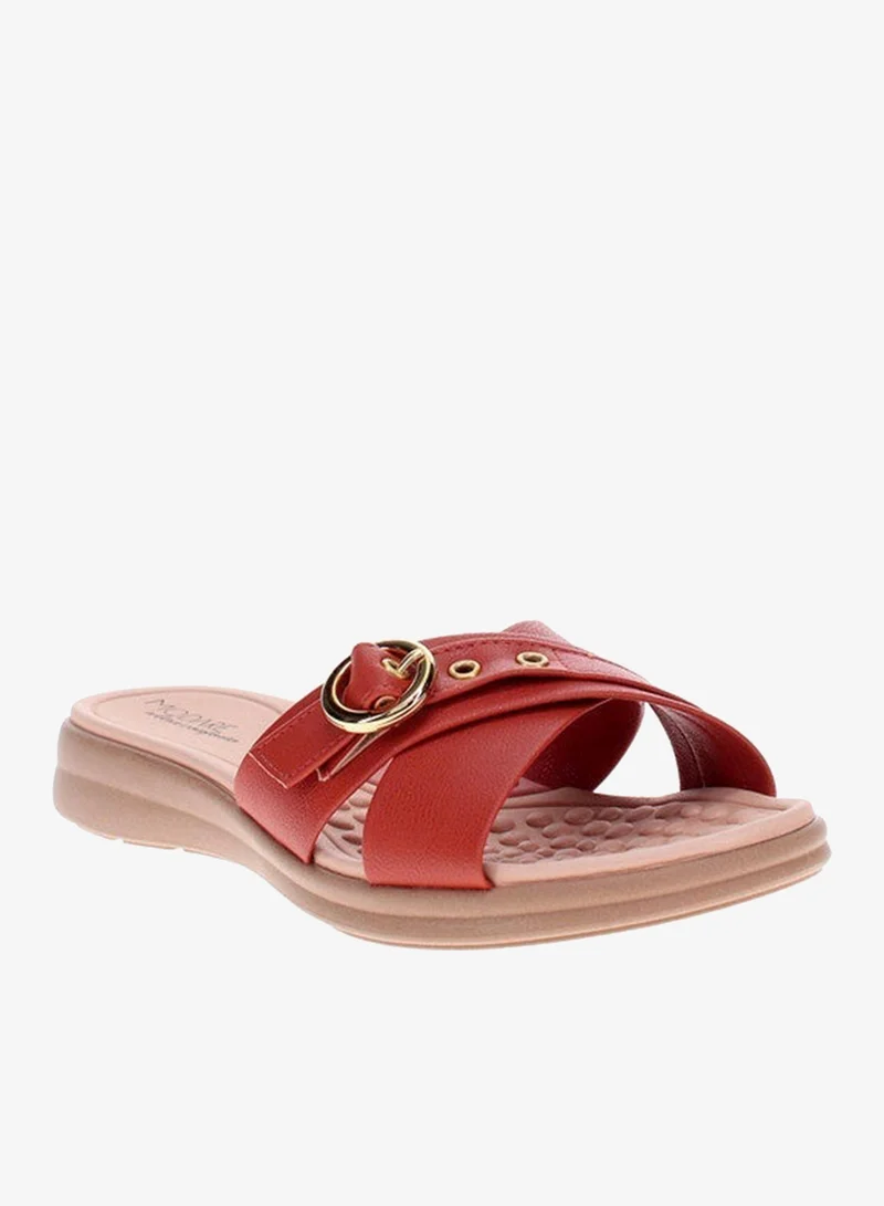 مودار صنادل مسطحة للنساء - صنادل مسطحة أنيقة ونعال مسطحة مريحة للسيدات