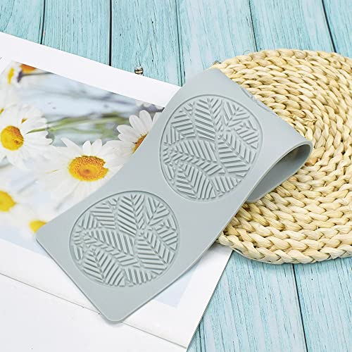 TUKE Hollow Tree Leaves Silicone Mold Fern Leaf Pteridophyte DIY Chocolate Candy Fondant 3D Lotus Cake Clay Mould for Cupcake Topper Decoration Sugar Craft Desserts (G_11x3.8x0.12inch), (BH0966) - Image 4