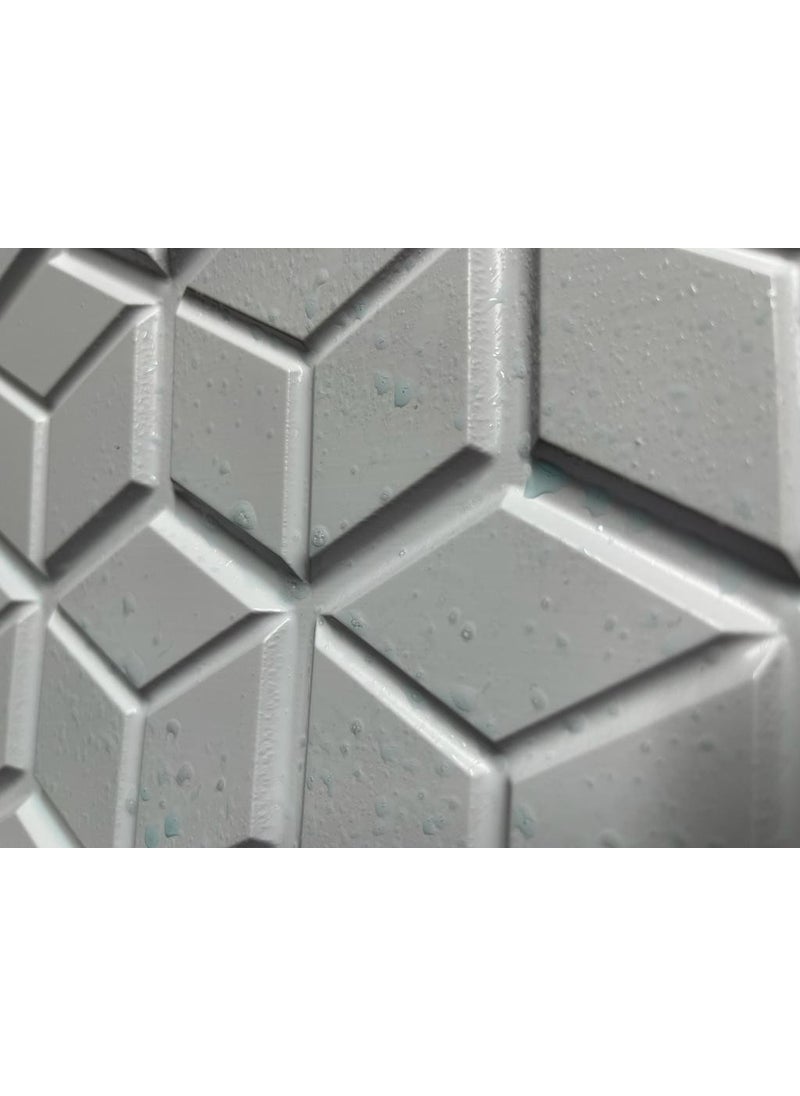Technosmart 30X30CM 3D Self Adhesive Wallpaper Covering Waterproof Decoration Kitchen Bathroom  - Image 4