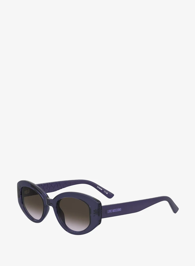 MOSCHINO LOVE MOL105/S Sunglasses Purple Cat Eye