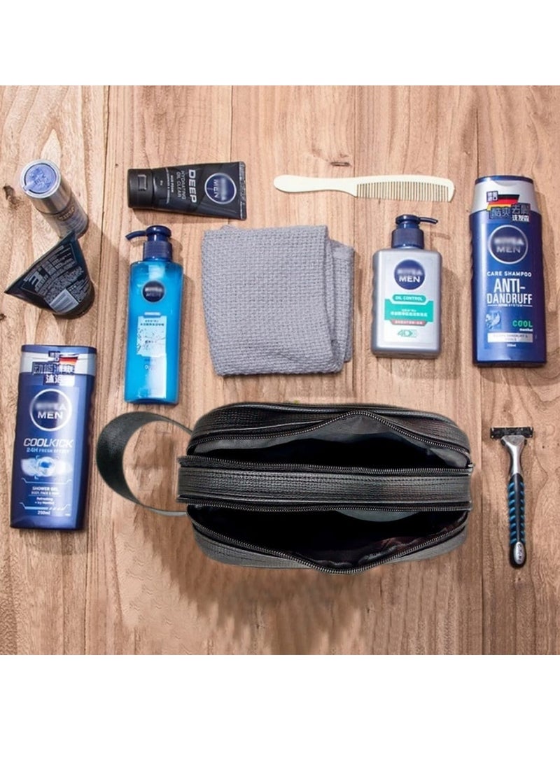 Men casual leather high capacity clutch hand bag for holding mobile and supplies - Image 4