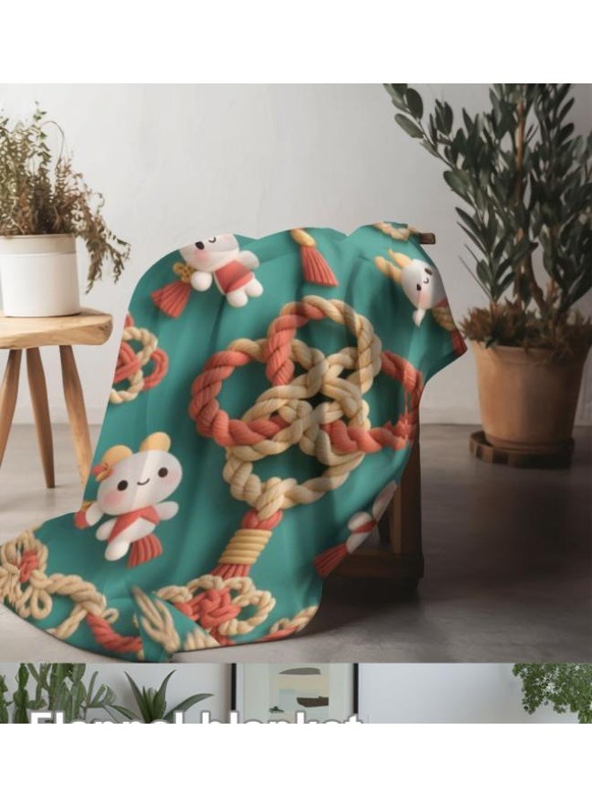 عام بطانية رقيقة من الفانيلا (حرارة ومريحة، ومناسبة للنوم واستخدام اللعبة والغبار والرمل) 150 سم * 200 سم - 21 - Image 3