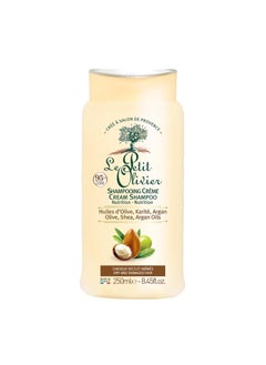 LE PETIT OLIVIER Le Petit Olivier Nutrition Cream Shampoo - Olive, Shea, Argan Oils - Repairs Dry, Damaged Hair - Enriched With Natural Origin Ingredients - Free Of Silicone - 8.45 oz 