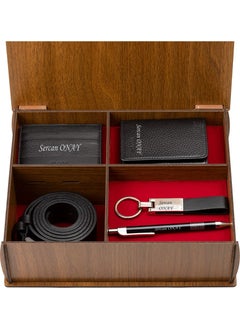 Grande 1414 Leather Men's Wallet & Card Holder and Belt Set  - Image 1