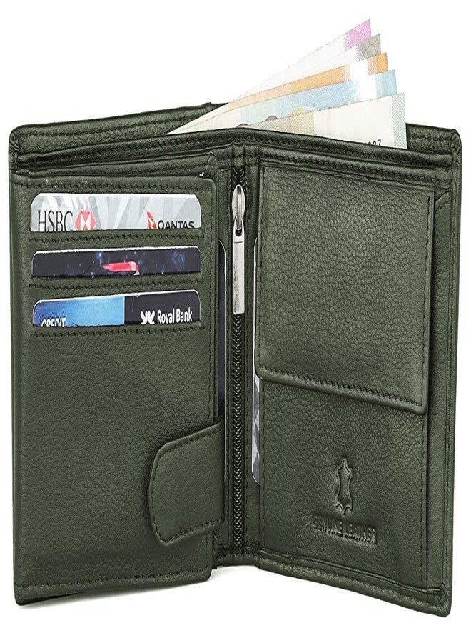 WildHorn Gift Hamper for Men I Leather Wallet, Keychain & Pen Combo Gift Set I Gift for Friend, Boyfriend,Husband,Father, Son etc (Green M) - Image 4