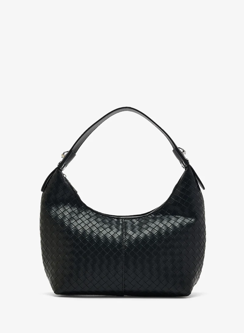 ايلا Woven Texture Top Handle Shoulder Bag