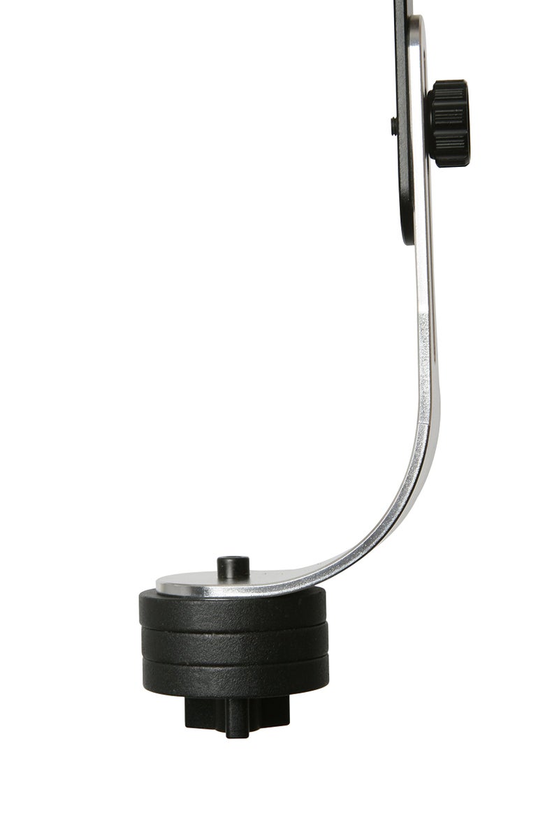 Roxant Pro Video Camera Stabilizer with Phone Clamp - Cameras up to 2.1lbs - Compatible with GoPro, Canon, Nikon & Smart Phones (Red) - Image 5