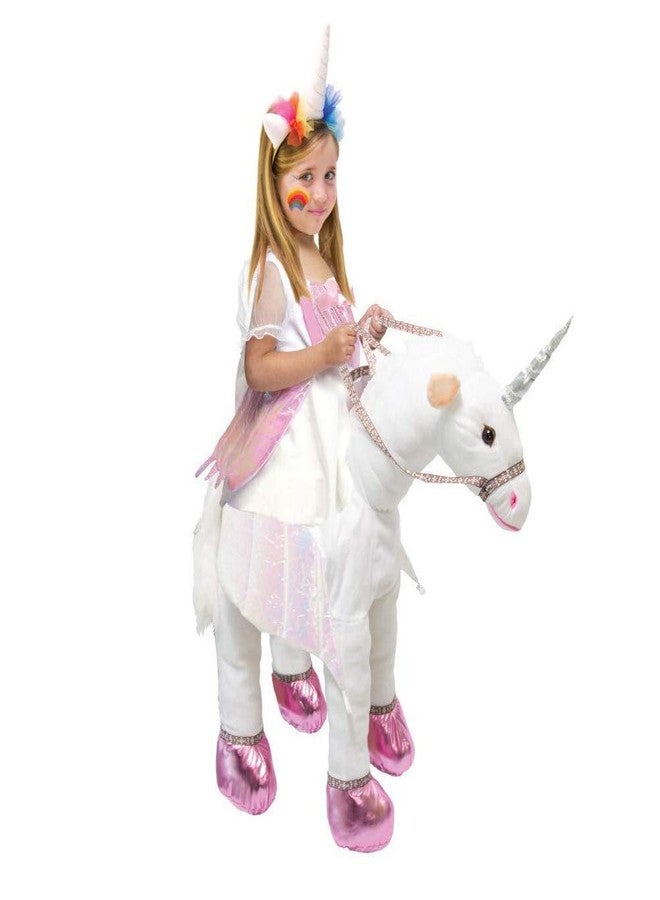 Jason Party Kids Unicorn Ride On Costume T-Rex Dragon Animal Halloween Cosplay - Unicorn-M - Image 1