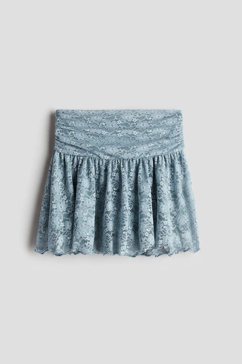 اتش اند ام تنورة من الدانتيل