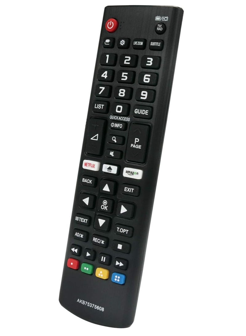 ELTRAZONE "New Remote Control AKB75375608 for LG 32LK61, 32LK62, 43LK59, 43LK61, 43UK63, 43UK64, 43UK65, 43UK67, 43UK69, 49UK63, 49UK64, 49UK75, 50UK64, 50UK65, 50UK67, 50UK69, 55SK80, 55UK64, 55UK65 TV – Includes Battery" - Image 3