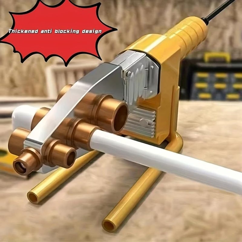 آلة لحام أنابيب PPR الثقيلة غير اللاصقة رأس مع 3 أطراف معدنية - Image 2