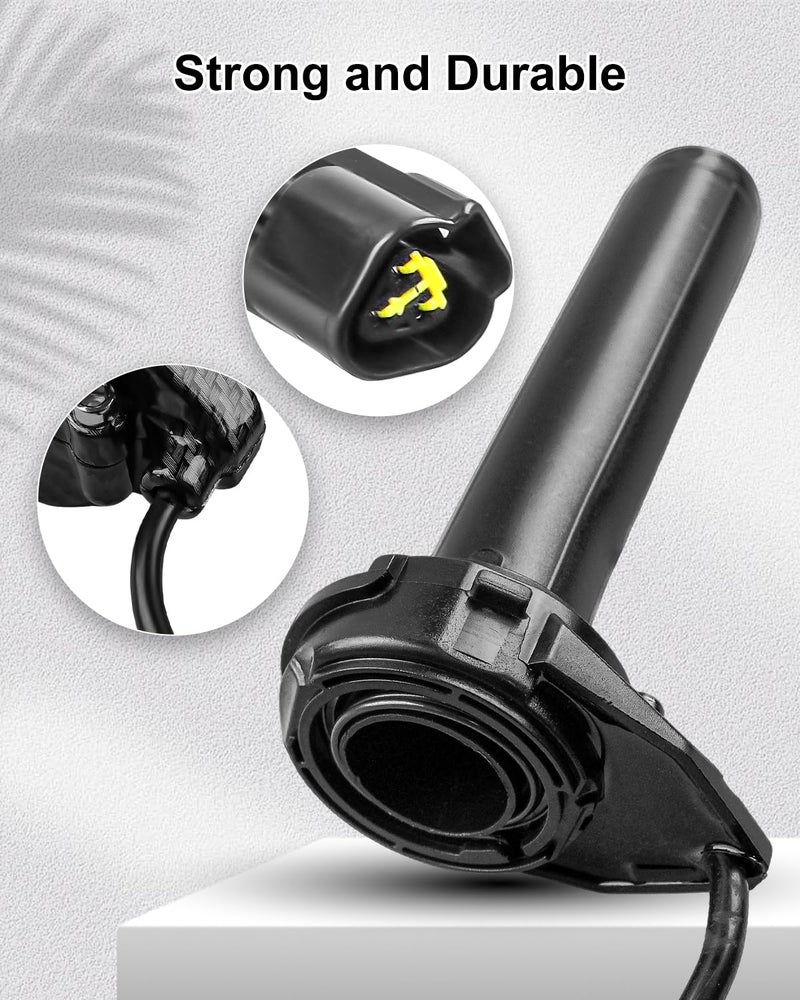 TIKSCIENCE Imitation Carbon Fiber Throttle Fit for Sur-Ron Surron Light Bee Sur Ron S Surron X Surron X160/Surron X260, Throttle Handle Cable Throttle Kit - Image 3