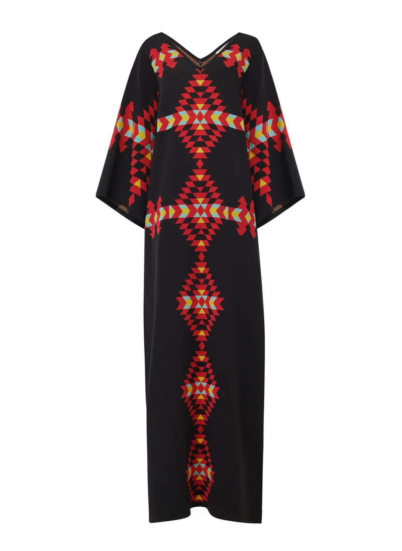 Leem  Jacquard Knitted Kaftan for Women | Best Price UAE